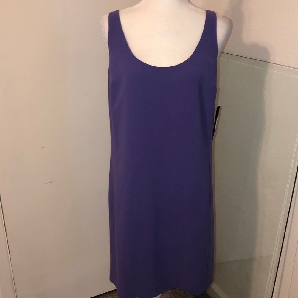RALPH LAUREN Sz10 LAVENDER “CHARELSTON” SLEEVELESS DRESS with pockets. BNWT👀